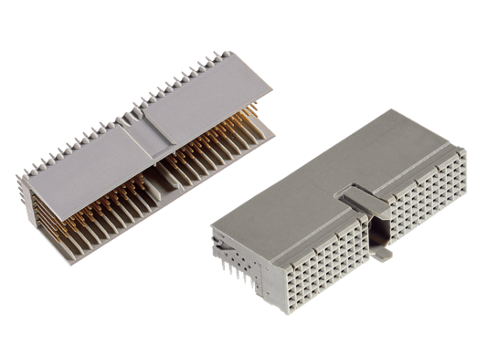 Hårdmetriska kontaktdon enligt IEC 61076-4-101, 2 mm delning