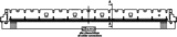 Colibri-kontakt 5 mm, 440-polig – mått