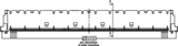 Colibri-kontakt 8 mm, 440-polig – mått